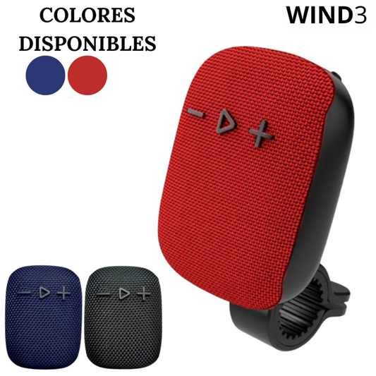 Parlante Bluetooth Wind3 – Portátil, Potente y Versátil 🔊