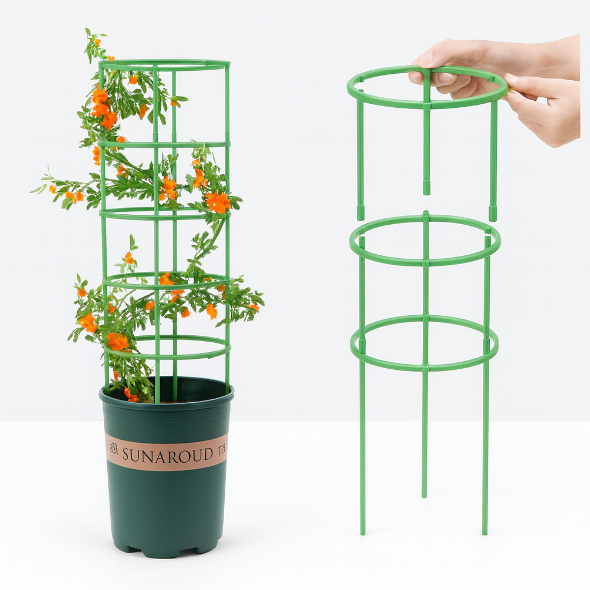 Soporte para Plantas 3 Niveles – Organización, Estilo y Crecimiento Saludable.