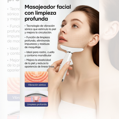 Masajeador Facial HY-69 con Vibración Sónica 💆‍♀
