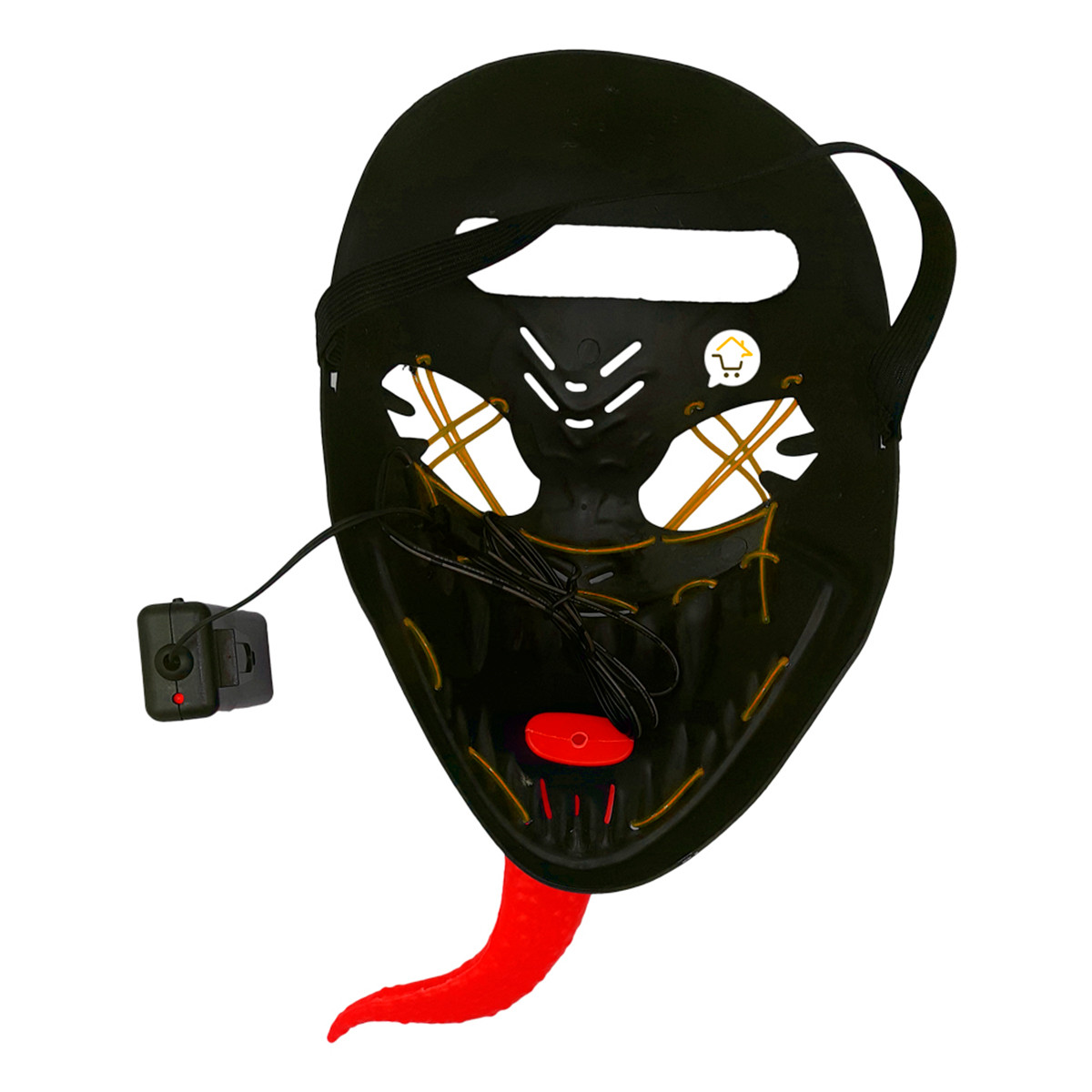 Máscara Neón Venom con Luz LED 👻